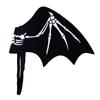 Fledermaus-Halloweenkostüm, Halloween-Partyartikel aus Vliesstoff, Skelettmuster, Vampir-Partyartikel für Karneval und Maskenbälle