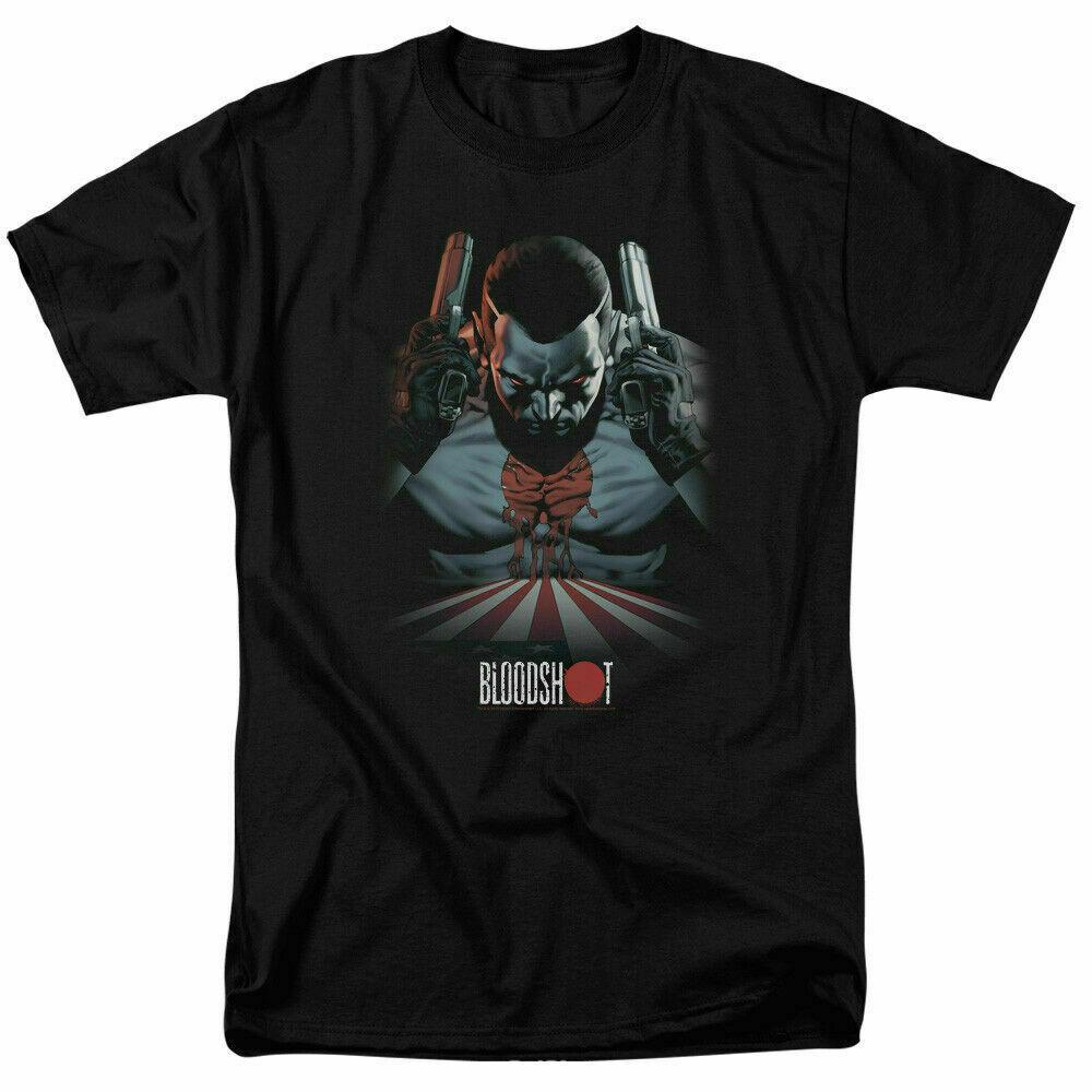 Bloodshot Blood Lines T Shirt Licensed Comic Book Tee Black M