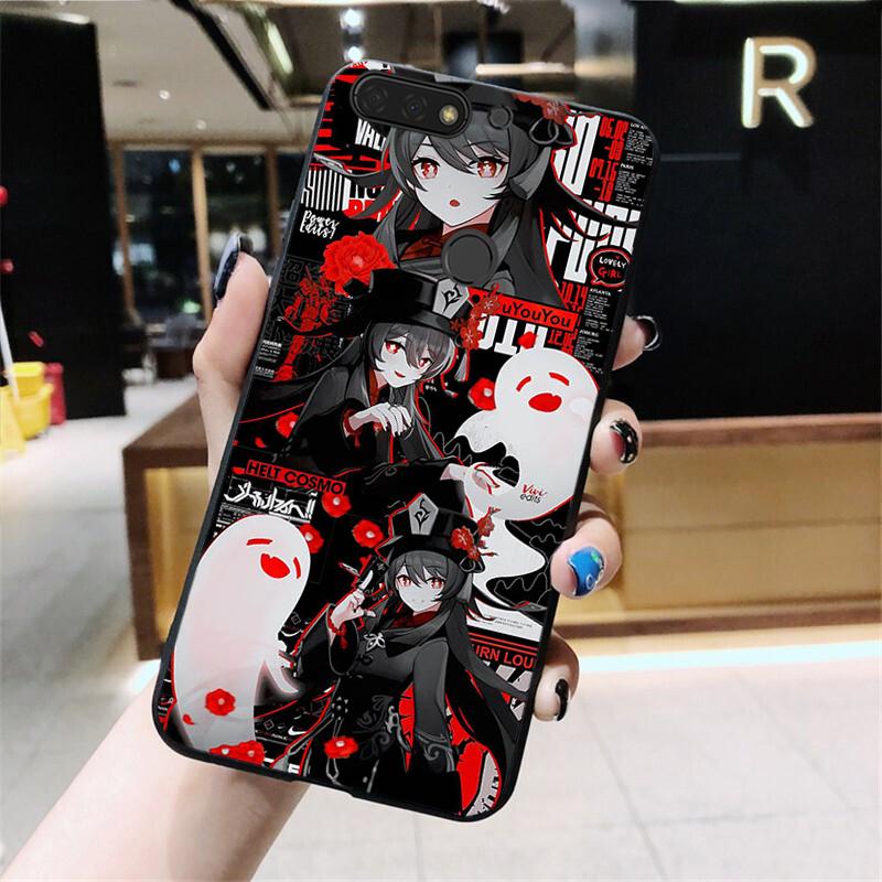Etui na telefon Genshin Impact Hutao do Huawei Honor 10X Lite 20 7X 7A 7C 8A 8C 8X 9X 9A 9S 7S 10i 20i 20S 20lite