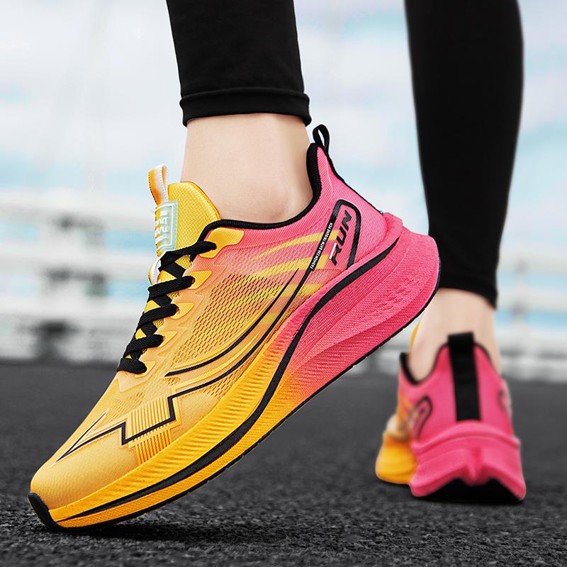 Men's Outdoor Four Seasons Racing Sports Shoes Casual Breathable Comfortable Fashion Sneakers Light Soft-sole Speed Runing Shoes