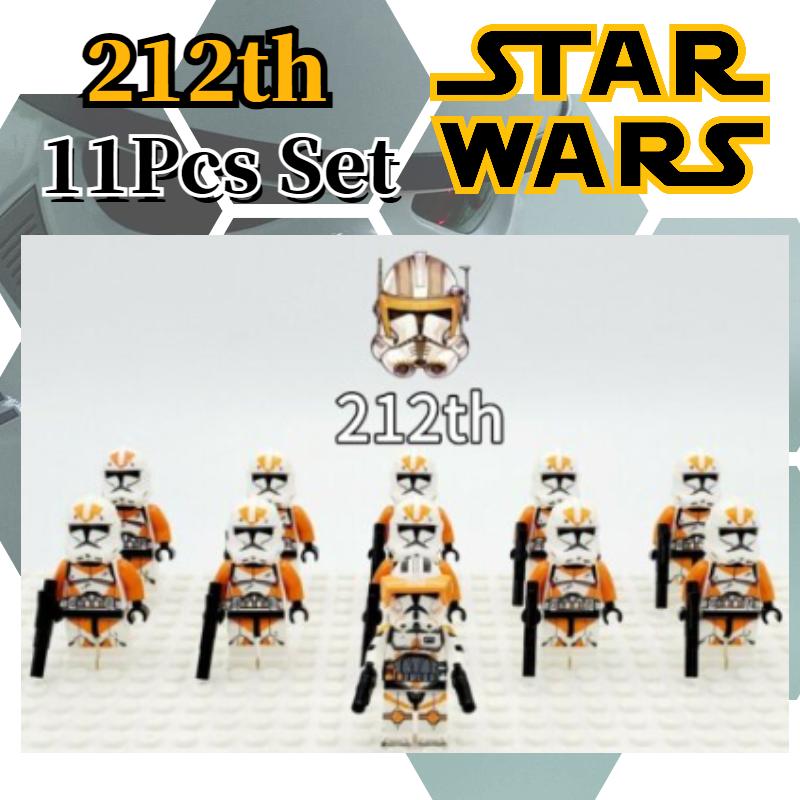 Wars Star 11 stk Clone Troopers Minifigurer Byggeklosser DIY Leker Barn Gaver