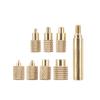 8 Pcs Internal Thread Heat Insertion Tool Brass Knurled Nut Durable Heat Insert Nut  Soldering Iron