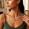 Silver Gold Plated Necklace with Blue Lapis - Nsc56474Y