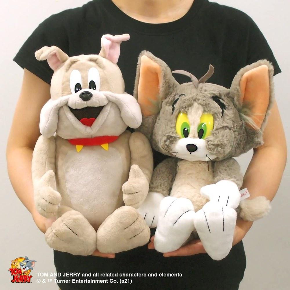 NICI Tom and Jerry Plush Toy Spike 40cm Bulldog Anime Character Fluffy Gift Beige 3090936