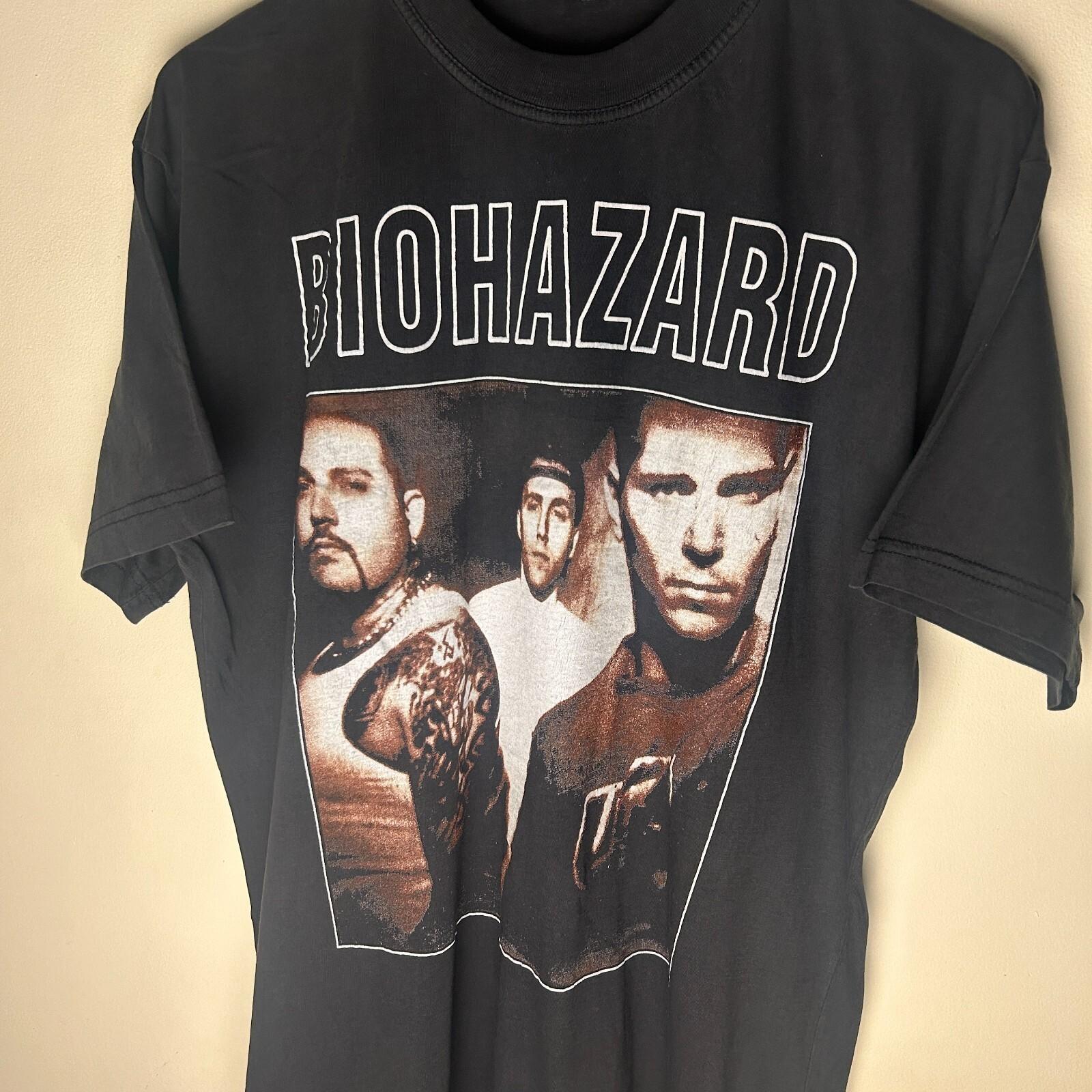 Vintage Biohazard 1996 American Hardcore Unisex S-5XL Shirt YH370 XXL