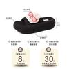 Fashion thick-soled Velcro one-word slippers summer cartoon cute casual outer wear simple girls flat-bottomed cool slippers