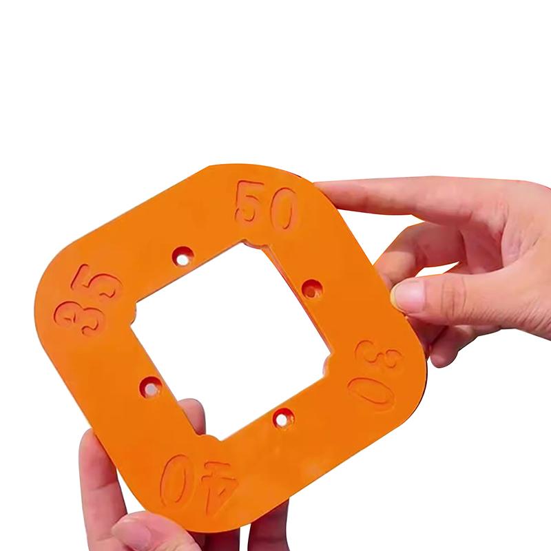 1 Set R10 R15 R20 R25 R30 R35 R40 R50 Holzbearbeitung Oberfräse Radiusvorlagen für Ecken Schablone für Bogenwinkel Ecken Holzbearbeitungswerkzeug