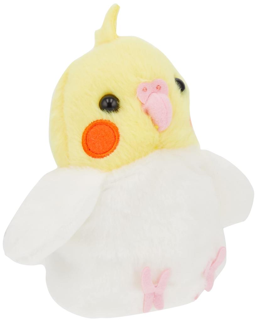 Nakajima Corporation Potepio Cockatiel Lutino Bean Doll 147608-20