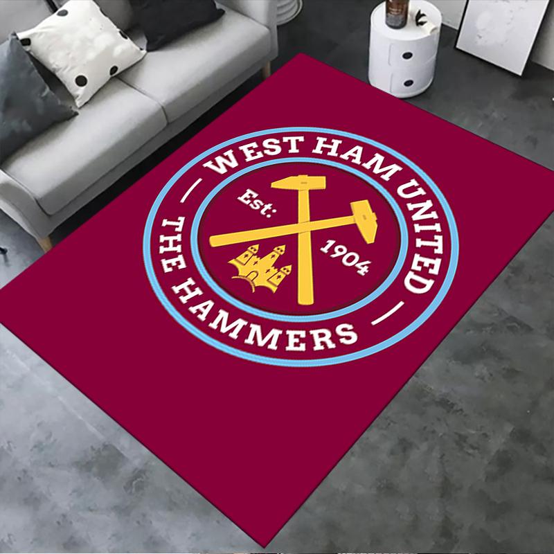 

2025 New West Ham United Carpet Rug for Living Room Bedroom Home Sofa Decoration,Kids play Non-slip Floor Mat246 40x60cm( 15x23in )