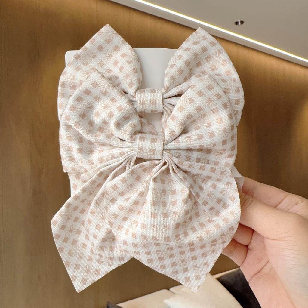 2 STÜCK Frühling Sommer Damen Kinder Neu Floral Bedruckte Schleifen Haarspange Frisch Niedlich Haarnadeln Haarspangen Kopfschmuck Mädchen Haaraccessoires