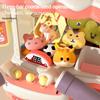 Children Mini Claw Machine Toys Rabbit Automatic Coin Operated Play Game Arcade Crane Doll Machines Kids Birthday Christmas Gift