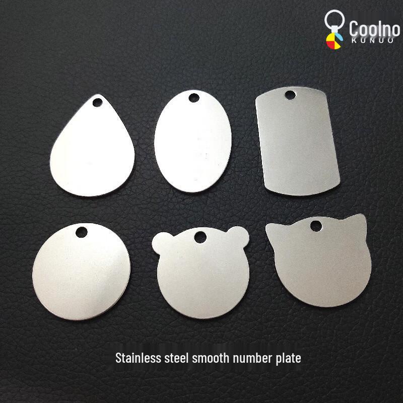 Stainless Steel Numbered Key Tags (100-Pack)