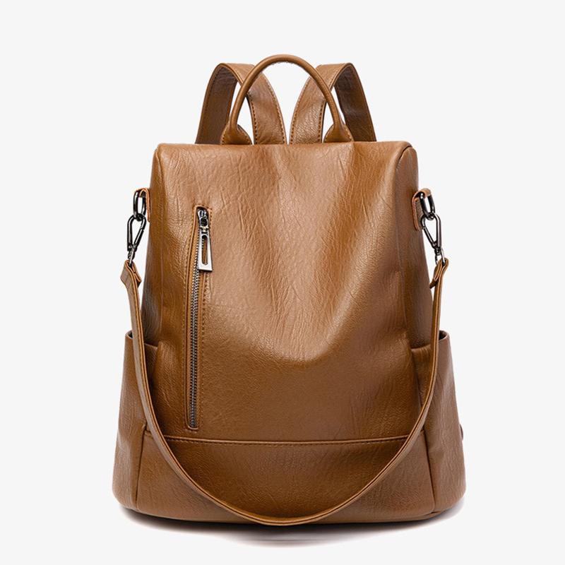 

Fashion Backpack for Women 2026 Trend Bagpack Leather Backpacks Luxury Aesthetic Female Bag Large Capacity Students School Bag Travel Bags