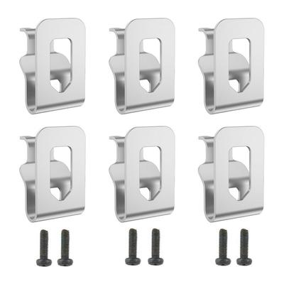 For Drill Driver Belt Clip Electric Drill 6pcs DCD980 Power Tools Silver