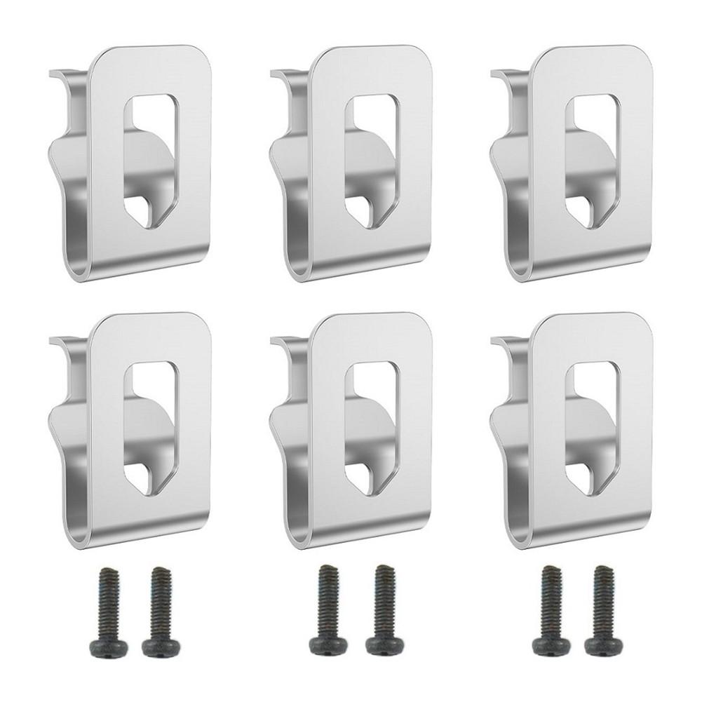 For Drill Driver Belt Clip Electric Drill 6pcs DCD980 Power Tools Silver