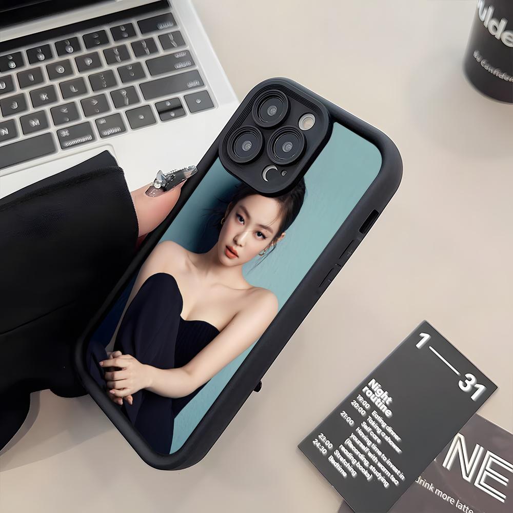 Singger J-jennie Phone Case For IPhone 17 Air 16 E 15 14 Plus 13 12 11 Pro Max Silicone Soft Case iPhone 15 Pro