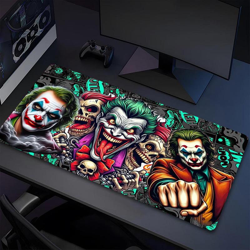 Joker Art Xl Gaming Mouse Pad Nonslip Rubber Base Stitched Edge Waterproof Desk Mat For Pc Laptop Gamer Office Computer Accessories C929666
