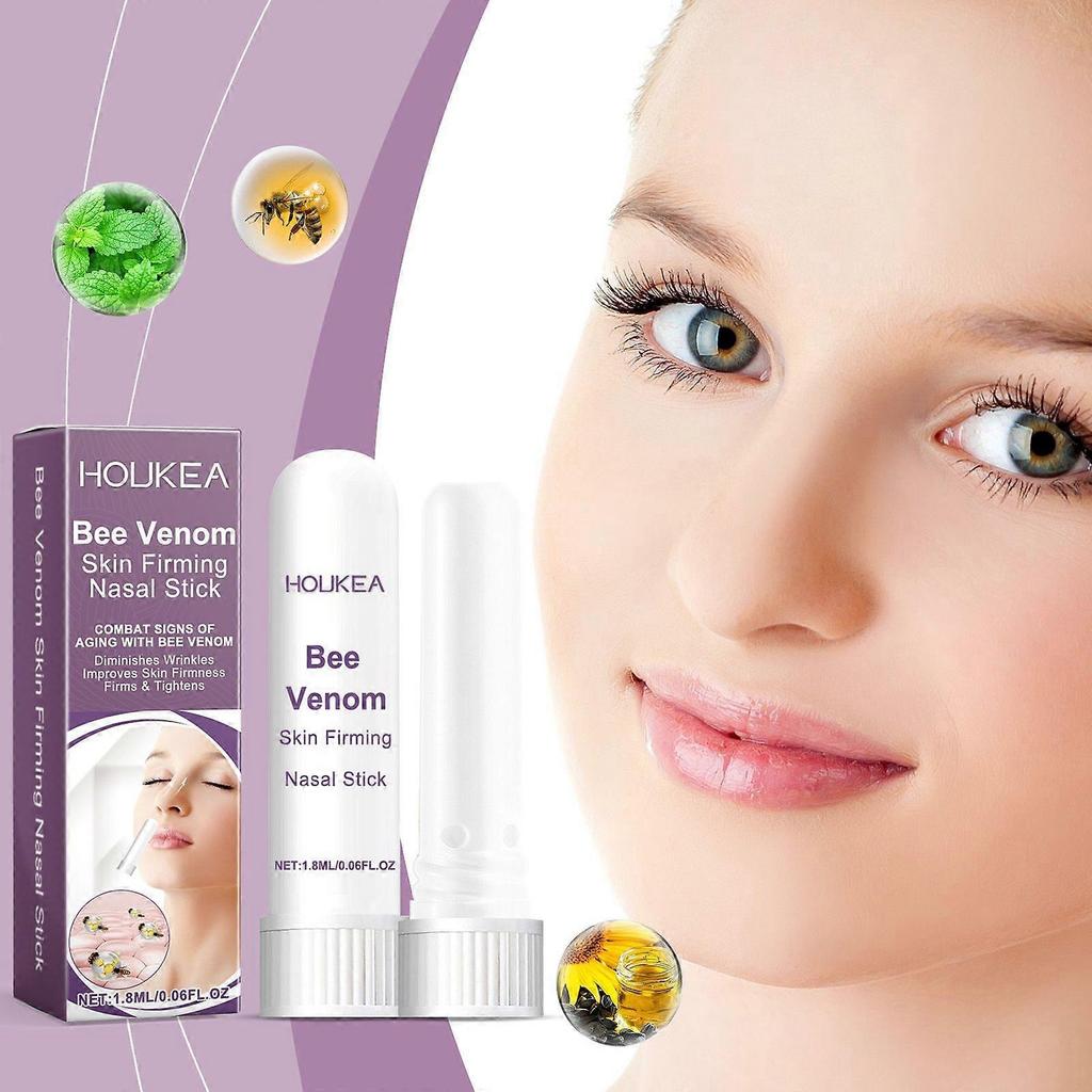 Bee Venom Nasal Firming Stick Peppermint & Vitamin E Inhaler for Skin Tightening & Body Contour, Daily Use