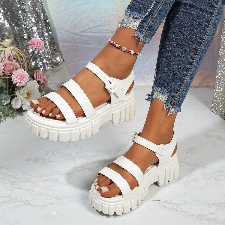 Anti-slip Shoes with Soft Soles, Women's New Style Thick-soled Sandals