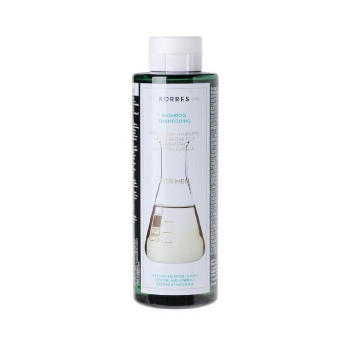 Shampooing Anti-Chute - KORRES - Homme - 250ml - Cystéine - Cheveux Fins