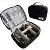 BEPAN Professional Hair Stylist Travel Organizer Double-Layer Barber Hairdressing Tools Storage Case with Elastic Loops & Mesh Pockets