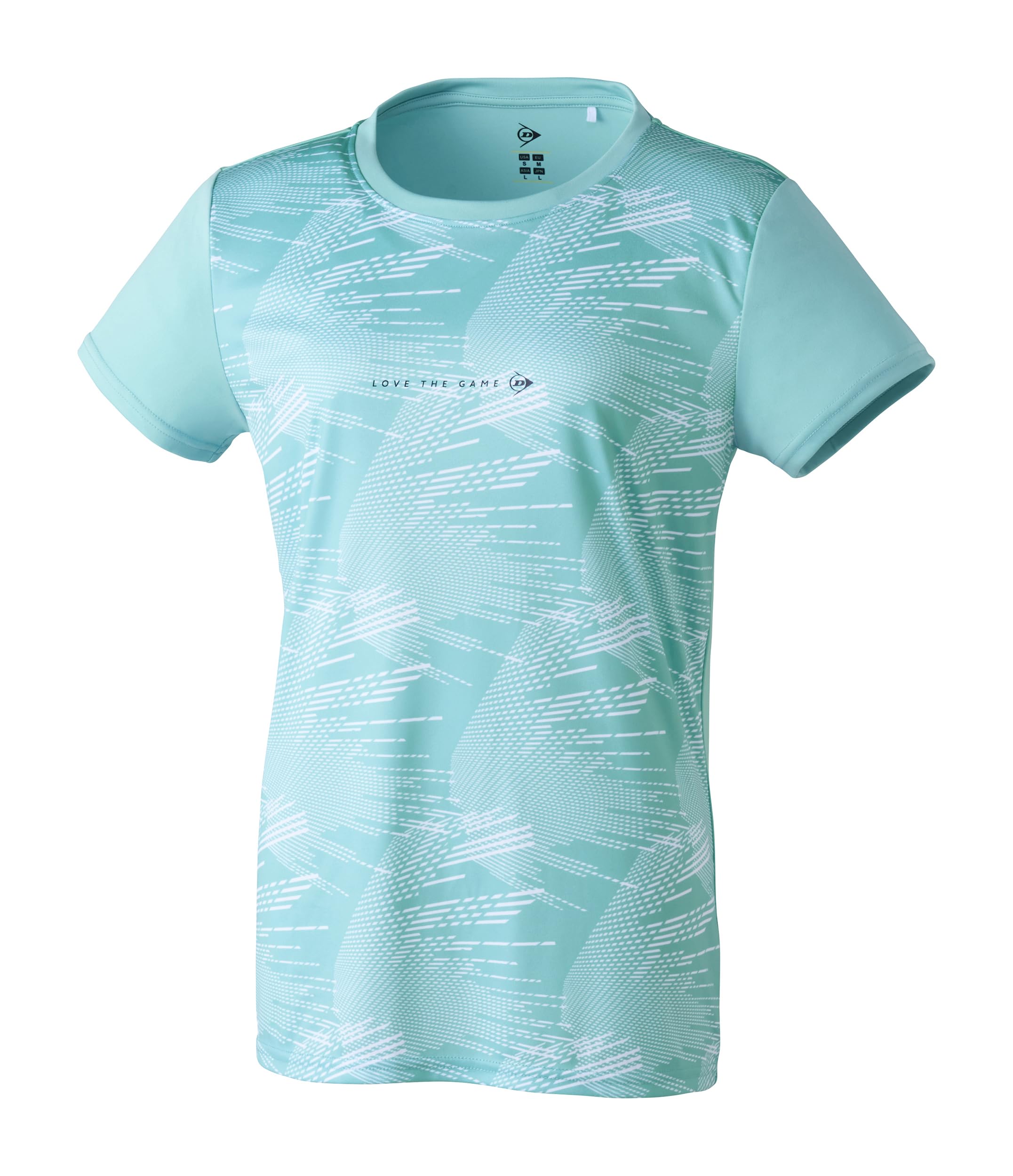 

Футболка Tennis Wear DAL8521W 2025SS бирюзового цвета XO [Dunlop] бирюзовый синий