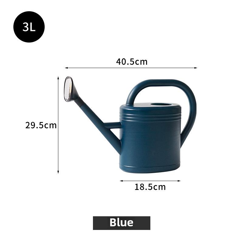 1-10L Large Capacity Plastic Watering Can with Long Spout & Sprinkler Head for Vegetables and Flowers Gardening
