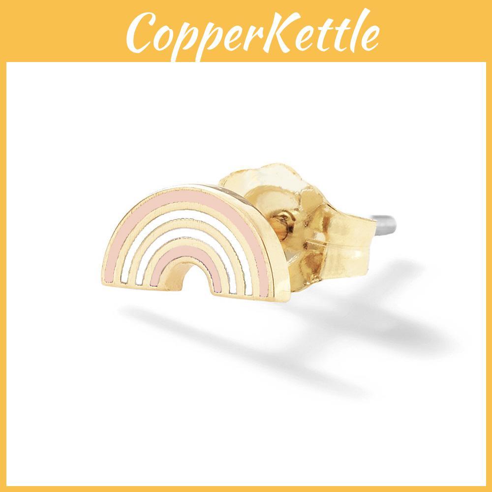 Trendige Blitz Regenbogen Wolken Ohrringe Schicker Modeschmuck aus Legierung für Damen