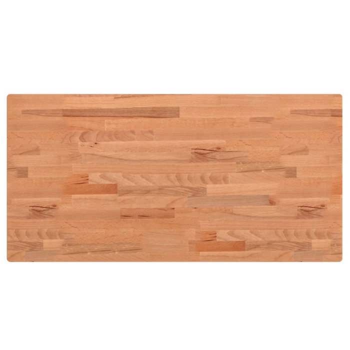 VidaXL Comptoir de salle de bain 80x40x1,5 cm bois massif de hêtre 355997