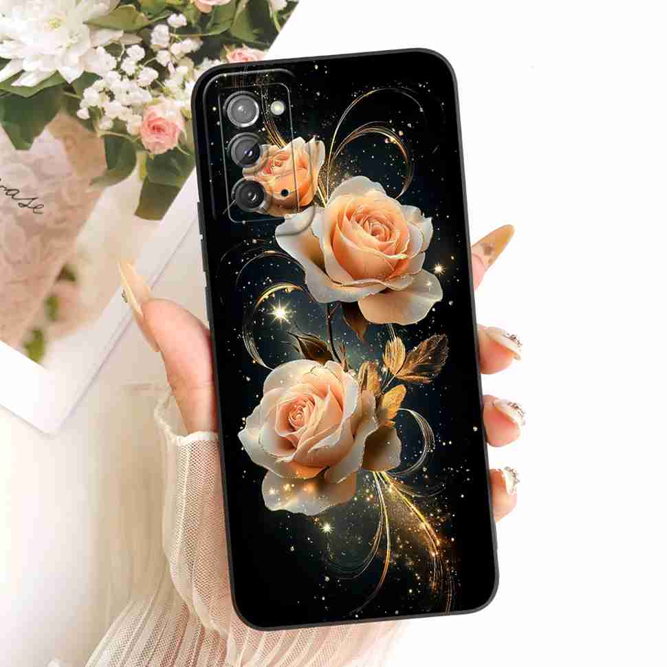 For Samsung Galaxy Note20 Case Soft Slim Cute Candy Painted Cover For Samsung Note 20 Note20 SM-N980F Full Silicone Bumper