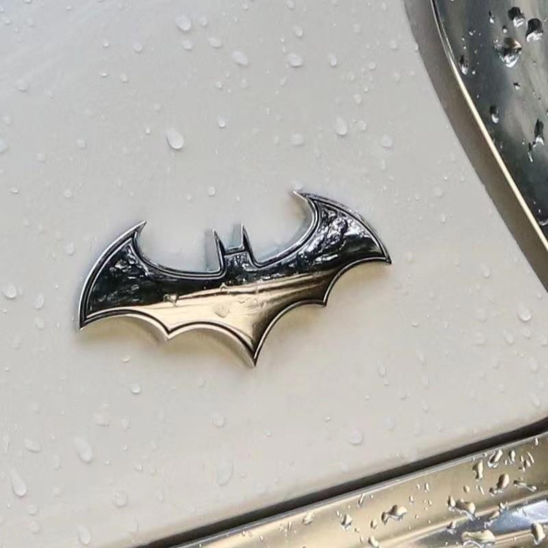 Decorative Car Bat Pattern Metal Scratch Cover Sticker