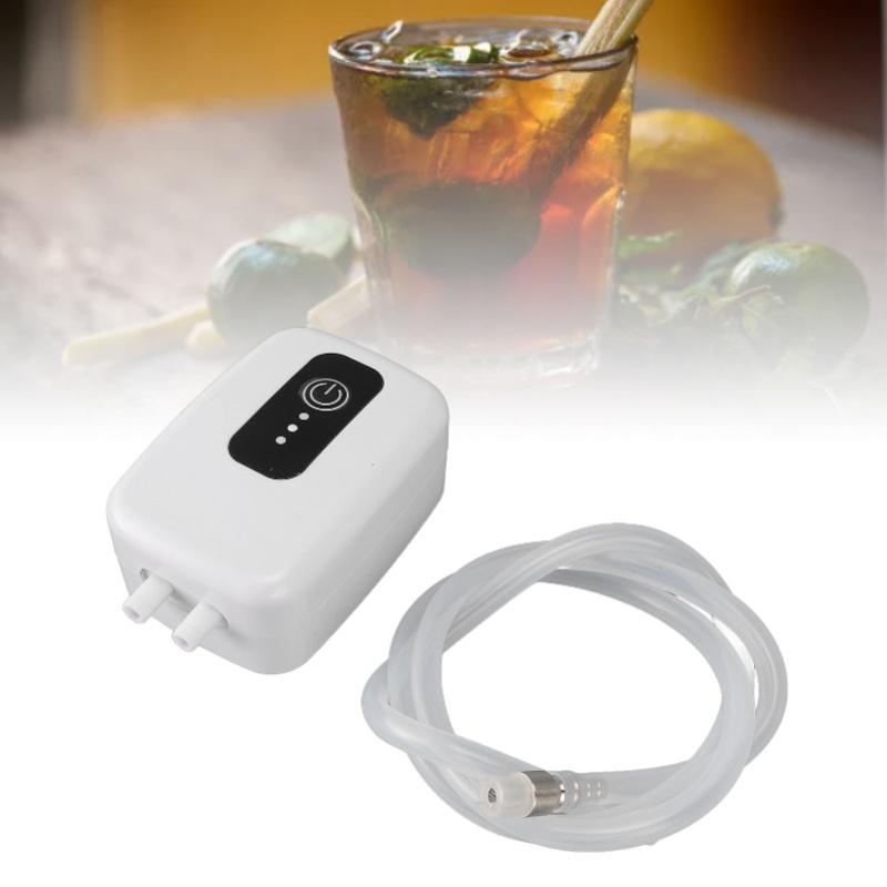 Automatische Spirituosenpumpe Leistungsstark Hohe Effizienz Tragbar Weinspenderpumpe Für Zuhause 1m Länge Schlauchtyp