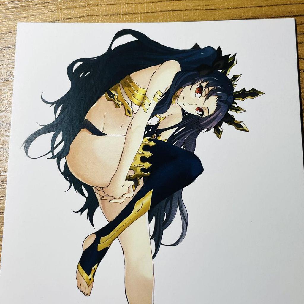[USED] Fate FGO Melon Books Bonus Illustration Card Ishtar Tohsaka Rin