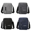 Men Business Crossbody Bag Nylon Durable Wearresistant Slim Shoulder Pack For Commuting