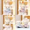 Bear Cute Teddy Plush Stuffed Animal With Pp Cotton Fill Keychain Gift Girls For