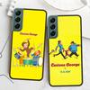 Curious G-Georgeser-m-Monkeis Phone Case For Samsung Galaxy S22 S25 Ultra S21 S10 Plus S26 Edge S20 S23 S24 FE Cover Silicon
