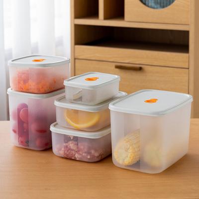Almacenamiento de Alimentos Multiusos Reutilizable Plástico Refrigerador Contenedor Grande para Almacenamiento de Alimentos para el Hogar