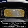 For VOLKSWAGEN ARTEON 21-22 Dashboard Transparent TPU Protective Film Anti-scratch Repair Film Accessories Refit