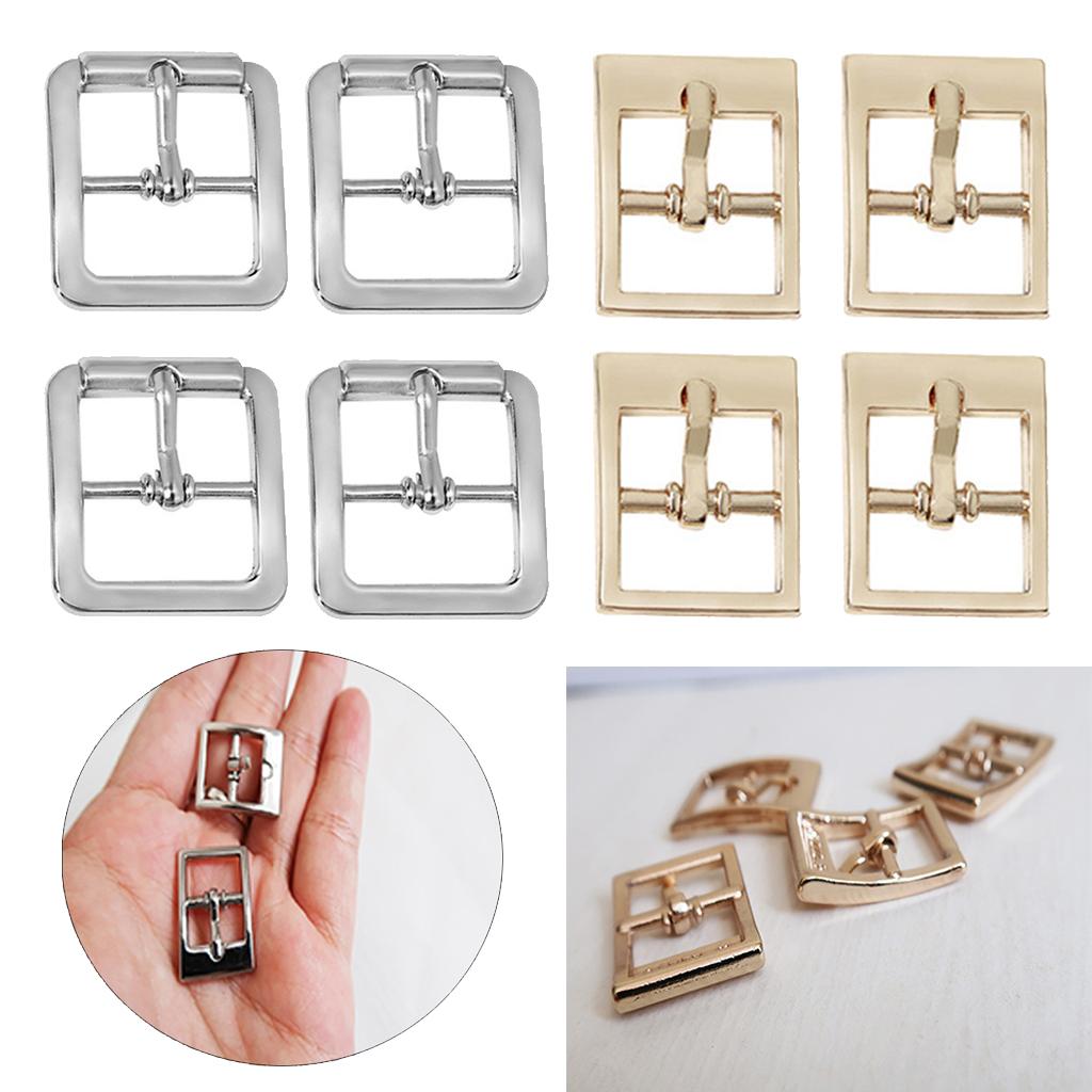 Metal Buckle Pin for DIY Shoe Bag Clothes Purse Making Adjustable Strap Buckles Mini Bar Connector Repair Tools