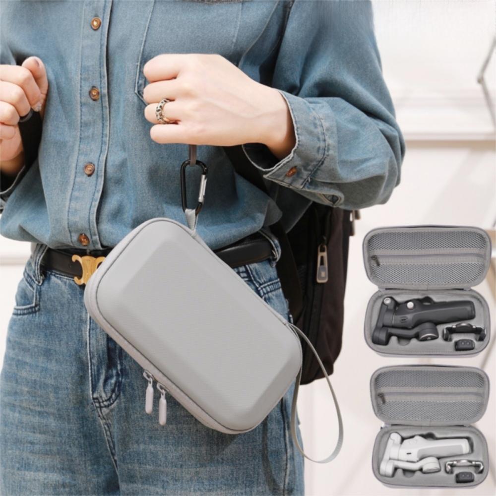 

Handheld Storage Bag Hard Protective Case Simple Carring Case for OSMO MOBILE 7/7P сірий