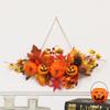 Durable Wall Hanging Props Artificial Halloween Maple Leaf Pumpkin Pendant Realistic   Thanksgiving
