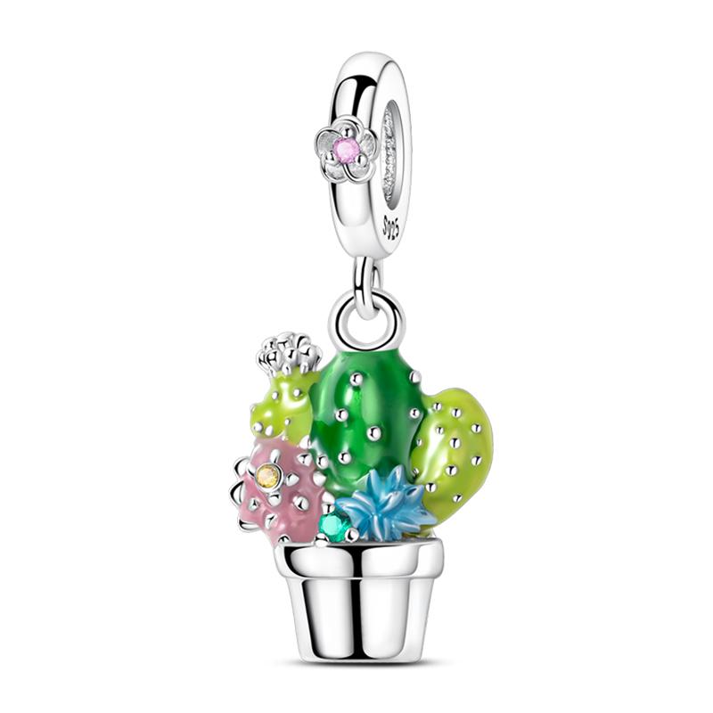 100% Copper Wedding Dress Flower Strawberry Snow Pear Watermelon Sweet 3Mm Charms Beads Pendants Diy Fine Jewelry