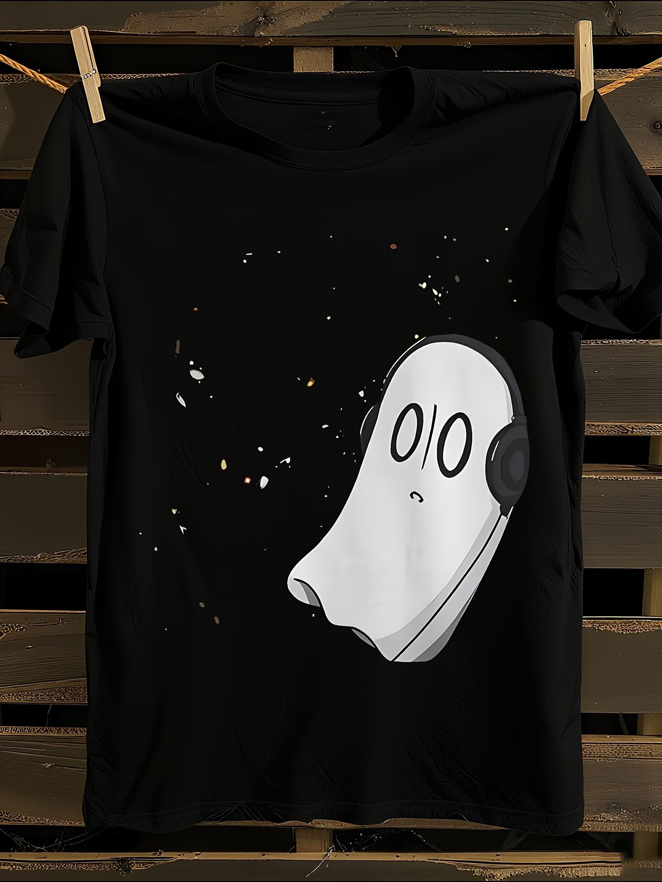 Undertale Inspired Napstablook Graphic T-shirt S