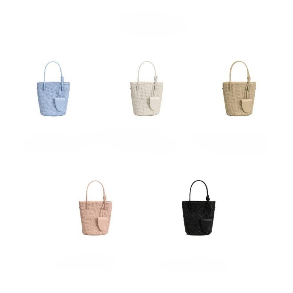 Modische Schaffell Zugband geflochtene Hand-Eimer-Tasche Damen-Tasche 2025 neue vielseitige lässige Umhängetasche Crossbody-Tasche