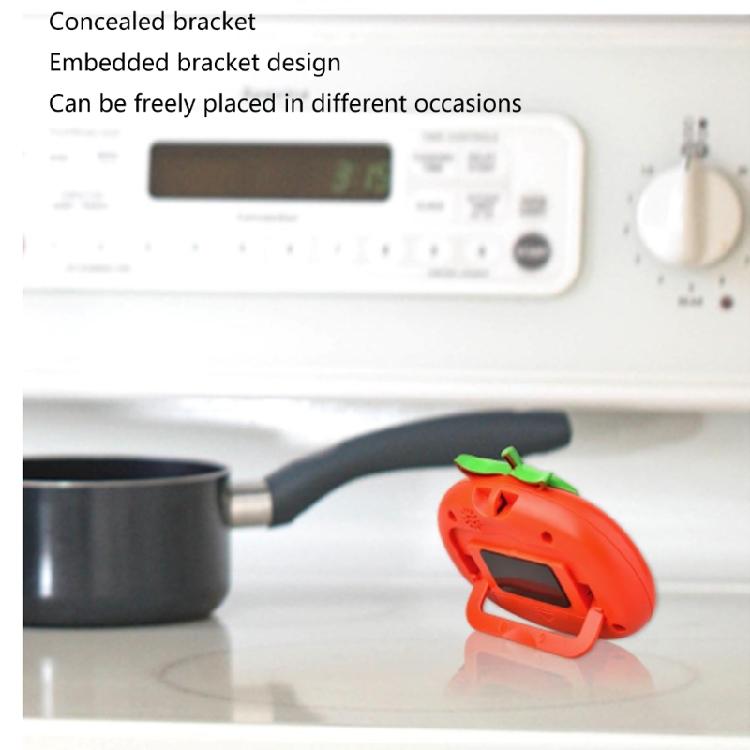 Großer Display-Timer Tomatenförmiger Timer für Küche, Kochen, Sport und Studium