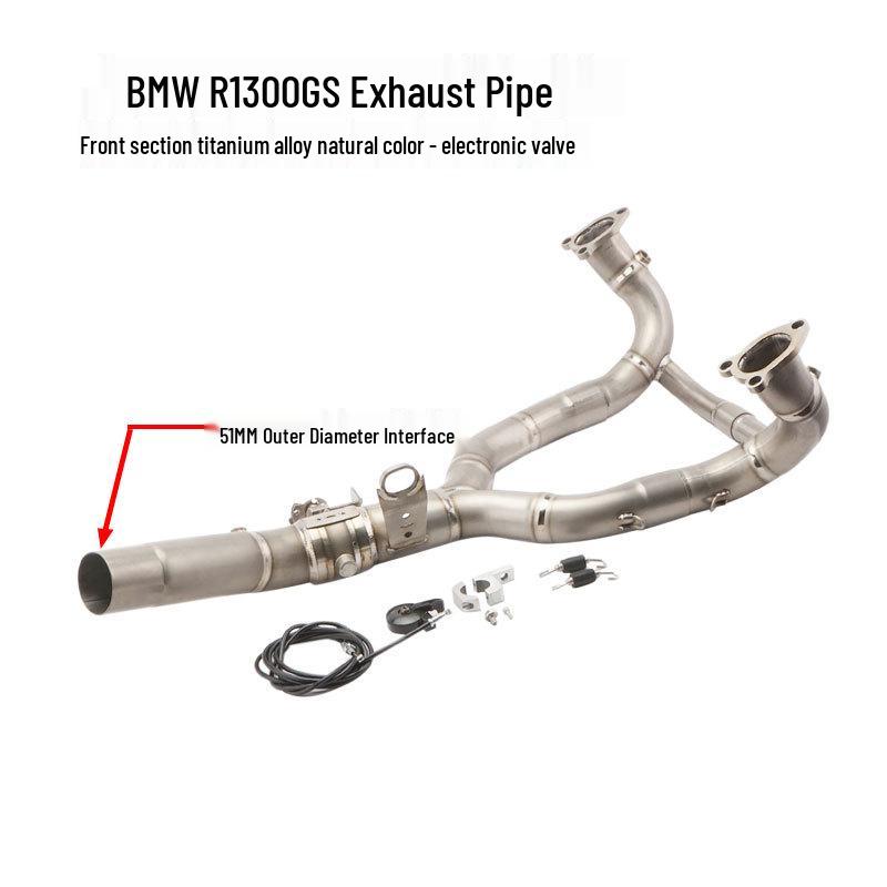 R1300GS ADV Exhaust Modification: Titanium Alloy Header, Mid-section, Tail Section