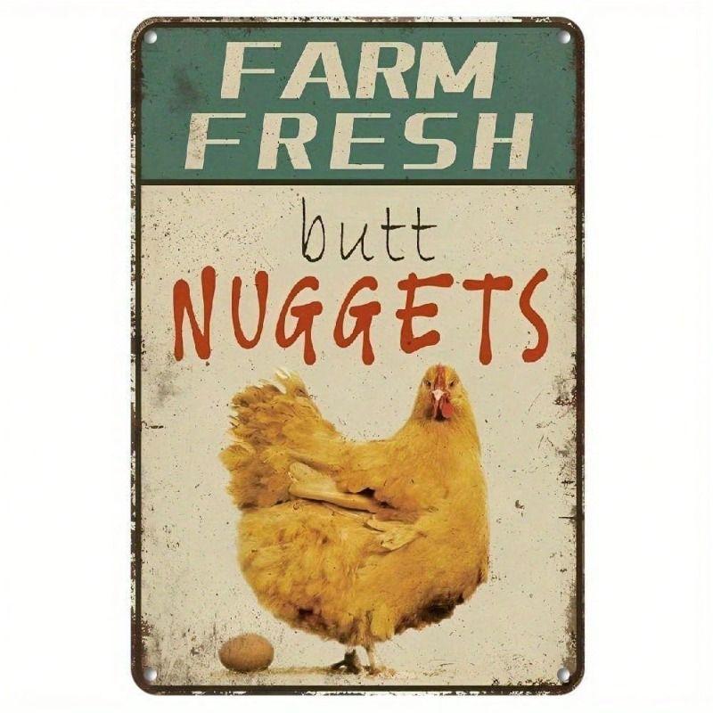Retro Metal Tin Sign Wall Art Decor for Living Room Bedroom Office