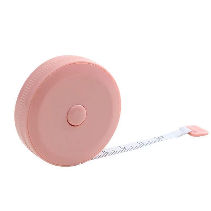 Compact Leather Tape Measure - Multi-functional Retractable Soft Ruler for Body Measurements, Waist & Chest Circumference, Precision Mini Tool