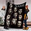 Customizable the Vampire Diaries Throw Blanket – Personalized Name, All-Season Cozy Snug Blanket, Machine Washable, Personalized Blanket