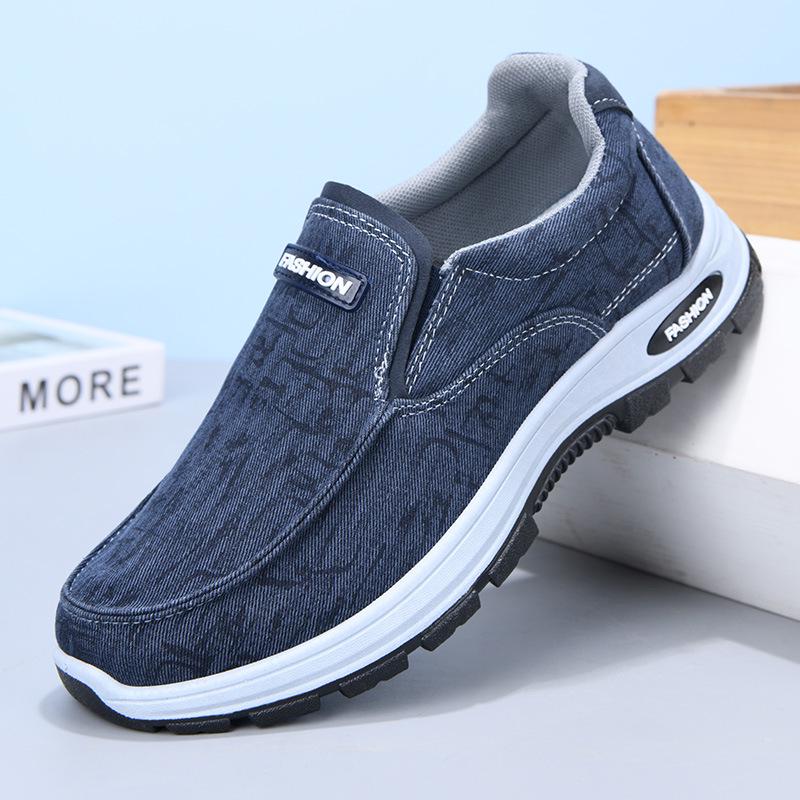 Men's Spring-Autumn Lightweight Non-Slip Soft Sole Dad Shoes - Comfortable Casual Walking Sneakers